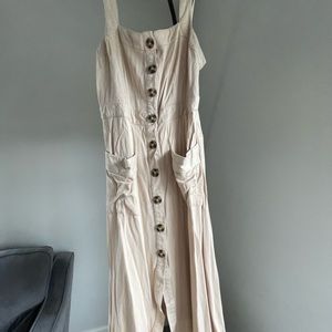 Khaki Dress , Forever21 contemporary button down